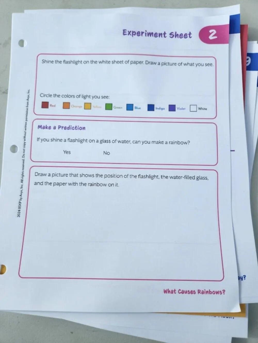 NEW BookShark Book Shark Science B Experiment Paper Packet Worksheets Homeschool